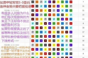 足球滚球经验技巧大全（揭秘滚球必备技巧，让您成为足球滚球高手）