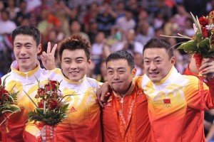 乒乓球奥运铜牌战（中国乒乓球队与日本乒乓球队的较量）