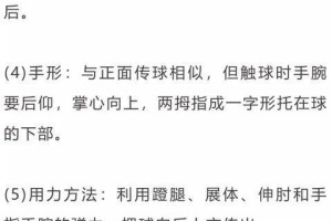 排球技术动作要领大全（掌握关键技巧，成为排球高手）