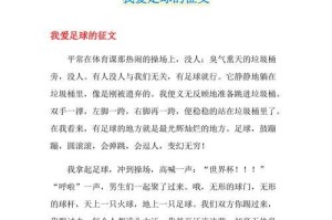 描写足球技巧的艺术之妙（探索描绘足球技巧的字里行间）