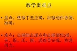 以排球两队隔网定向垫球动作要领（掌握正确动作技巧，提高垫球准确性）